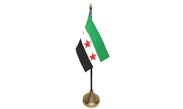 Syria Rebel Table Flags